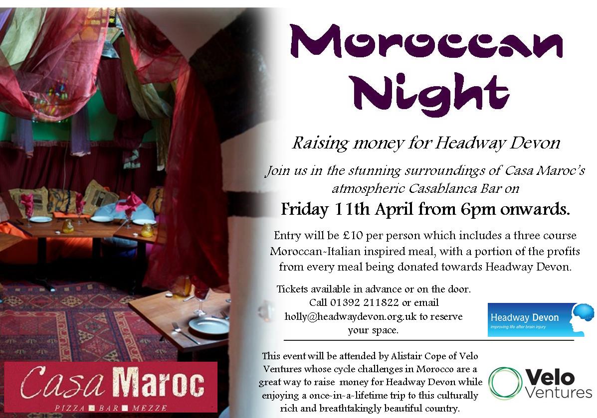 Moroccan Night for Headway Devon The Exeter Daily